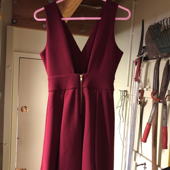 Wine Colored Dress - Picture 6 of 8